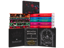 Încarcă imaginea în vizualizatorul Galerie, Seria Regatul spinilor si al trandafirilor Hardcover vol. 1-5 (ACOTAR)- Sarah J Maas -editie de colectie, sprayed edges in cutie
