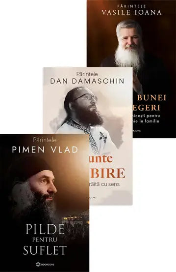Pachet Sub glasul binecuvantarii parintesti - Pilde pentru suflet , Un graunte de iubire, Cartea bunei intelegeri- Parintele Damaschin ,Parintele Vasile IoanaPărintele, Vlad Pimen