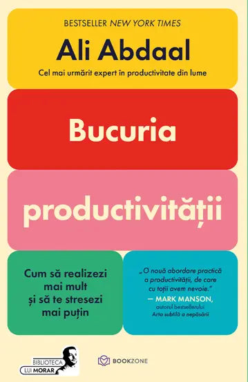 Bucuria productivitatii
Cum sa realizezi mai mult si sa te stresezi mai putin - Ali Abdaal