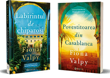 Pledoarii pentru curaj - Labirintul de chiparosi & Povestitoarea din Casablanca - Fiona Valpi