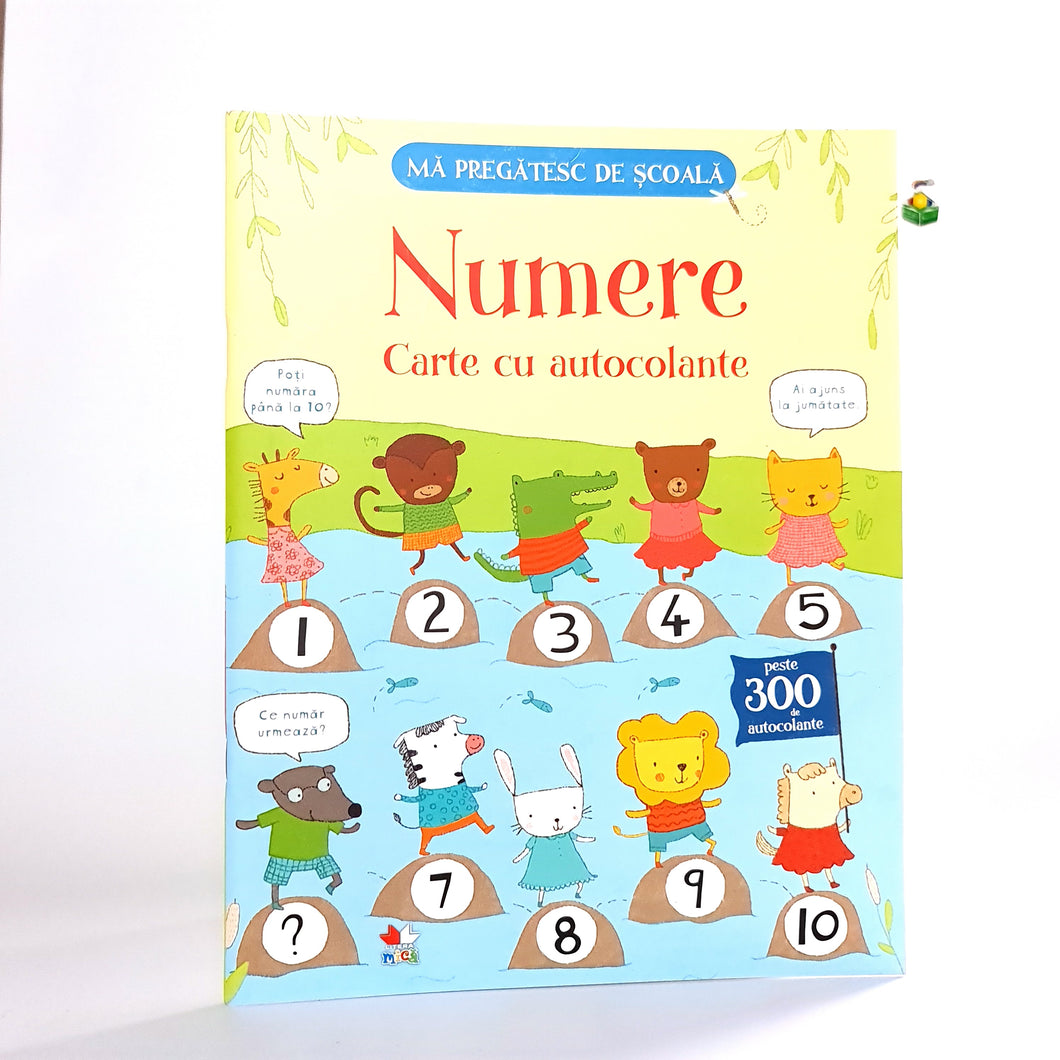 NUMERE - Carte cu autocolante